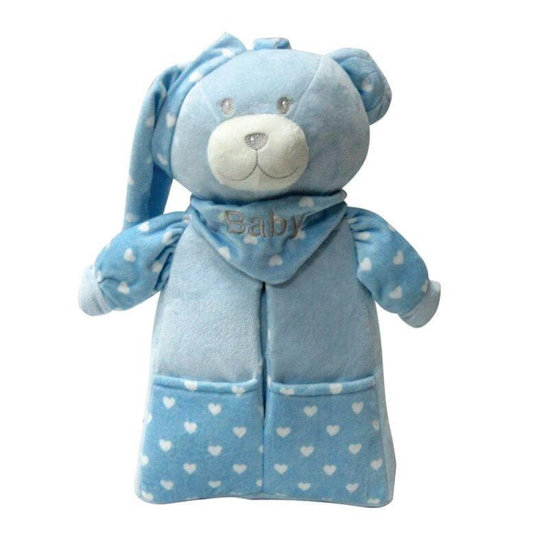 αρκουδακι θηκη για πανες με κουβέρτα αγκαλιάς makis tselios billy blue